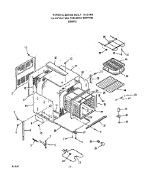 03 - Body parts for Roper Oven B5007X0 from AppliancePartsPros.com