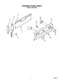 04 - Control Panel, Literature parts for Roper Range FEP310VW0 from AppliancePartsPros.com