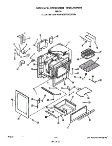 Body parts for Roper Range F5817W0 from AppliancePartsPros.com