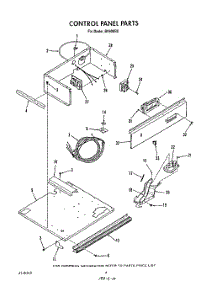 03 - Control Panel parts for Roper Oven B9908B0 from AppliancePartsPros.com