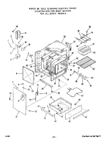 06 - Body parts for Roper Range 2276W1A from AppliancePartsPros.com