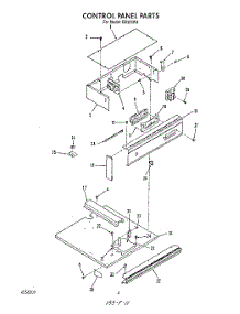 03 - Control Panel parts for Roper Oven B9308W4 from AppliancePartsPros.com