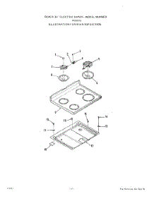 03 - Body parts for Roper Range F9107W0 from AppliancePartsPros.com