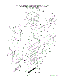 05 - Upper Oven Pedestal parts for Roper Range 2872W0A from AppliancePartsPros.com