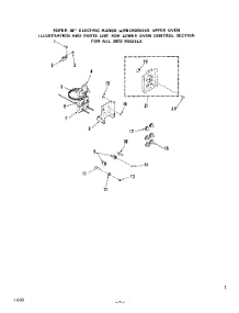 06 - Lower Oven Control, Literature parts for Roper Range 2872W0A from AppliancePartsPros.com