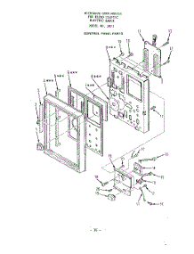 11 - Control Panel parts for Roper Range 2872W0A from AppliancePartsPros.com