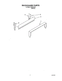 03 - Backguard parts for Roper Range FEP210VW4 from AppliancePartsPros.com
