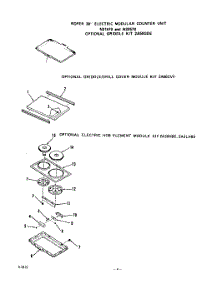 04 - Griddle , Griddle / Grill Cover parts for Roper Range N3257W0 from AppliancePartsPros.com