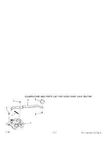 03 - Oven Door Lock parts for Roper Range 2065B2A from AppliancePartsPros.com