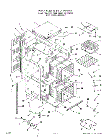 04 - Body parts for Roper Range 2065B2A from AppliancePartsPros.com