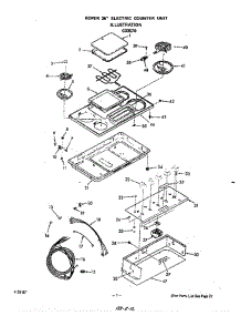 Cooktop parts for Roper Cooktop C3357W0 from AppliancePartsPros.com