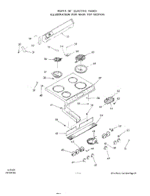 02 - Body parts for Roper Range 2453W0A from AppliancePartsPros.com