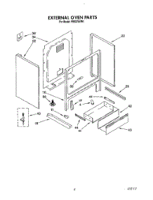 05 - External Oven parts for Roper Range FES375VL1 from AppliancePartsPros.com