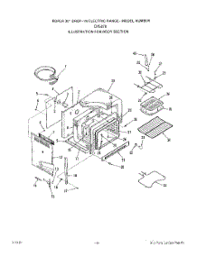 05 - Body parts for Roper Range D7507W0 from AppliancePartsPros.com