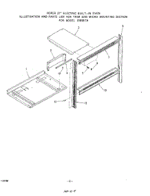 06 - Trim And Micro Mounting parts for Roper Range 2095B2A from AppliancePartsPros.com