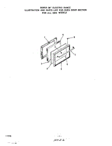 07 - Section parts for Roper Range 2414W2A from AppliancePartsPros.com