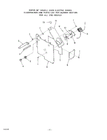 07 - Control Panel parts for Roper Range 2763W0A from AppliancePartsPros.com
