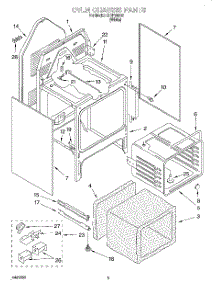 04 - Oven Chassis parts for Roper Range RDP34502 from AppliancePartsPros.com