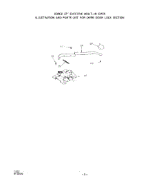 03 - Oven Door Lock parts for Roper Range 2092B0A from AppliancePartsPros.com