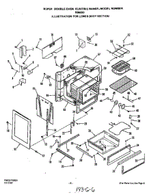 Lower Body parts for Roper Range N9608W0 from AppliancePartsPros.com