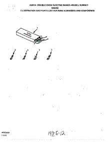 Wire Harness parts for Roper Range N9608W0 from AppliancePartsPros.com