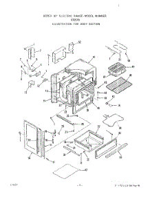 03 - Lit / Optional 4`` Backsplash parts for Roper Range S7257X0 from AppliancePartsPros.com