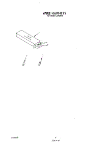 03 - Wire Harness parts for Roper Cooktop C3408B0 from AppliancePartsPros.com