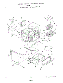 04 - Body parts for Roper Range F5558W0 from AppliancePartsPros.com