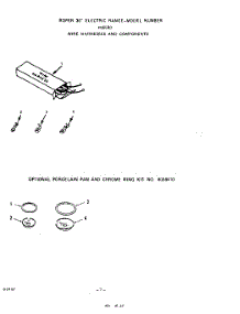 06 - Wire Harnesses And Components , Lit parts for Roper Range F5558W0 from AppliancePartsPros.com