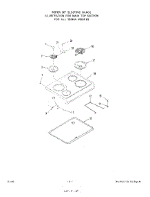 03 - Lit / Optional Griddle parts for Roper Range 2324W0A from AppliancePartsPros.com