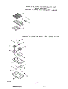 03 - Electric Grill Module , Electric parts for Roper Range N3157W0 from AppliancePartsPros.com