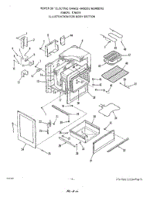 04 - Body parts for Roper Range F7607W0 from AppliancePartsPros.com