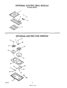 06 - Electric Grill , Electric Coil parts for Roper Range N9357L0 from AppliancePartsPros.com