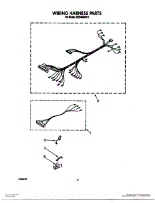 07 - Wiring Harness parts for Roper Oven BES430WW1 from AppliancePartsPros.com
