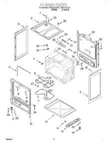 03 - Chassis parts for Roper Range FEP310GN0 from AppliancePartsPros.com