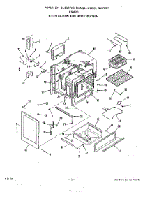 03 - Body parts for Roper Range F5057W0 from AppliancePartsPros.com