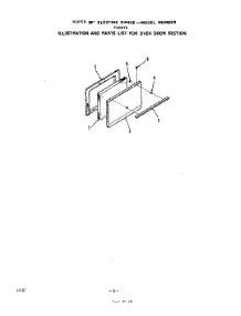 04 - Oven Door parts for Roper Range F5057W0 from AppliancePartsPros.com