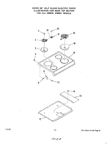 04 - Optional Griddle parts for Roper Range 2356W0A from AppliancePartsPros.com