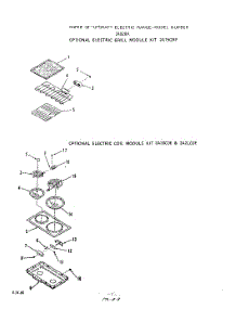 06 - Electric Grill , Electric Coil parts for Roper Range 2492X0A from AppliancePartsPros.com