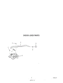 03 - Door Lock parts for Roper Oven B9758B3 from AppliancePartsPros.com