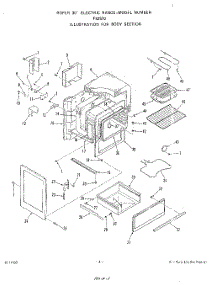 04 - Body parts for Roper Range F5257W0 from AppliancePartsPros.com
