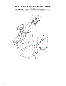05 - Power Lock parts for Roper Range D9757W2 from AppliancePartsPros.com