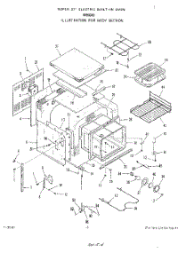 04 - Body parts for Roper Oven B9608W0 from AppliancePartsPros.com