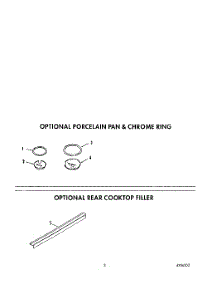 03 - Optional Porcelain Pan And Ring parts for Roper Range S9507W2 from AppliancePartsPros.com