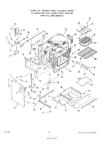 05 - Lower Body parts for Roper Range 2765W0A from AppliancePartsPros.com