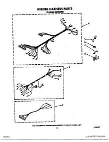 09 - Wiring Harness parts for Roper Oven BES750WB0 from AppliancePartsPros.com