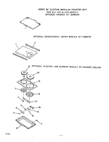 04 - Griddle Kit, Griddle / Grill Cover parts for Roper Range 2101W2E from AppliancePartsPros.com