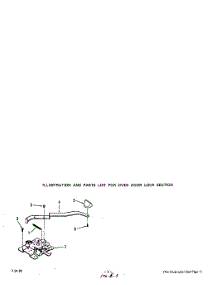 03 - Oven Door Lock parts for Roper Range 2075B2A from AppliancePartsPros.com