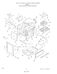 04 - Body parts for Roper Range F9817W0 from AppliancePartsPros.com