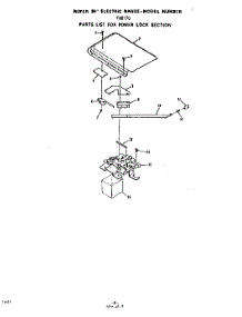 05 - Power Lock parts for Roper Range F9817W0 from AppliancePartsPros.com